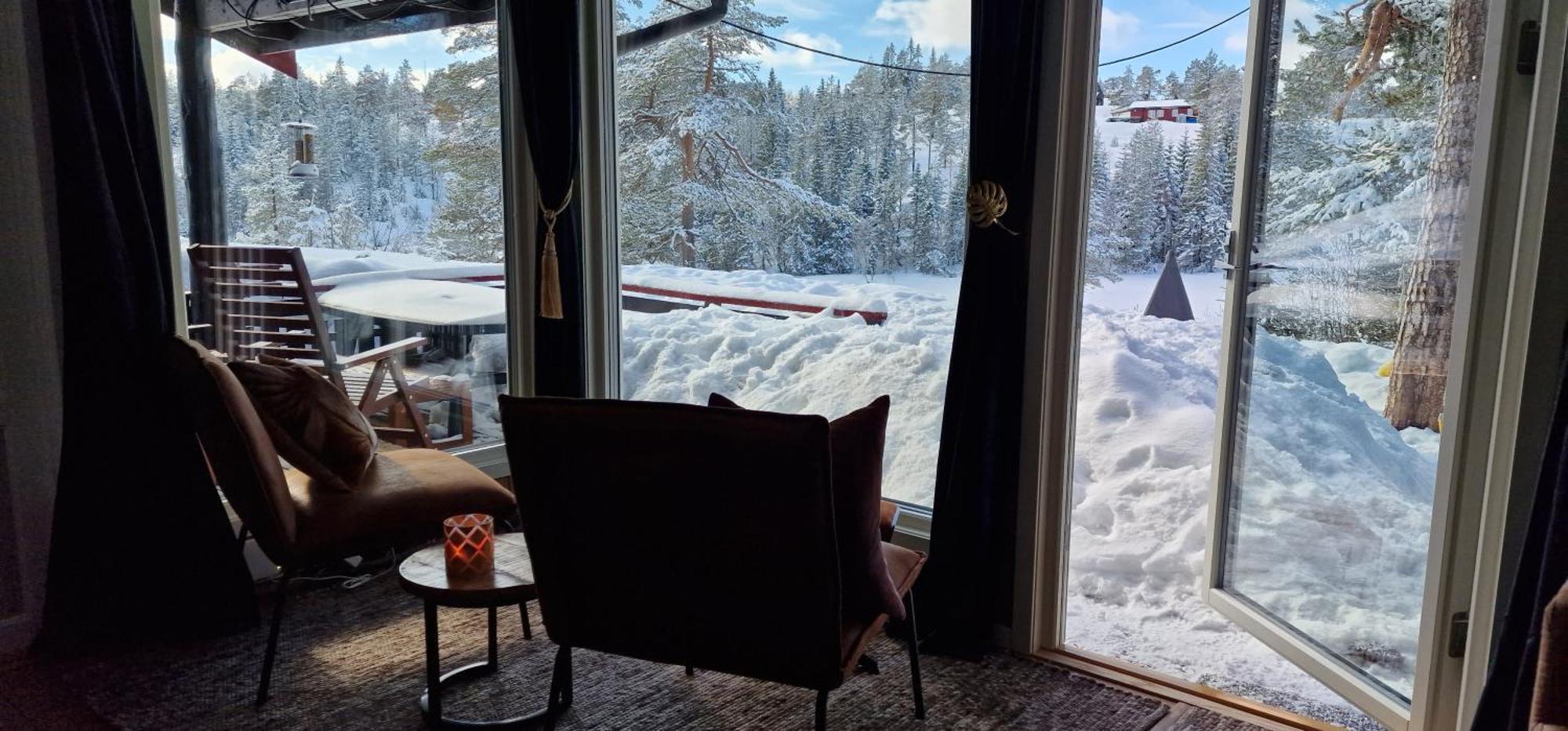 Ro I Sjelen. Hytte Til Leie Pa Skrim. Kongsberg Exteriér fotografie